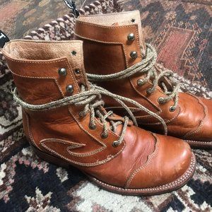 JOHN FLUEVOG FRONTIER HI: WYATT WESTERN BOOTS 8 10